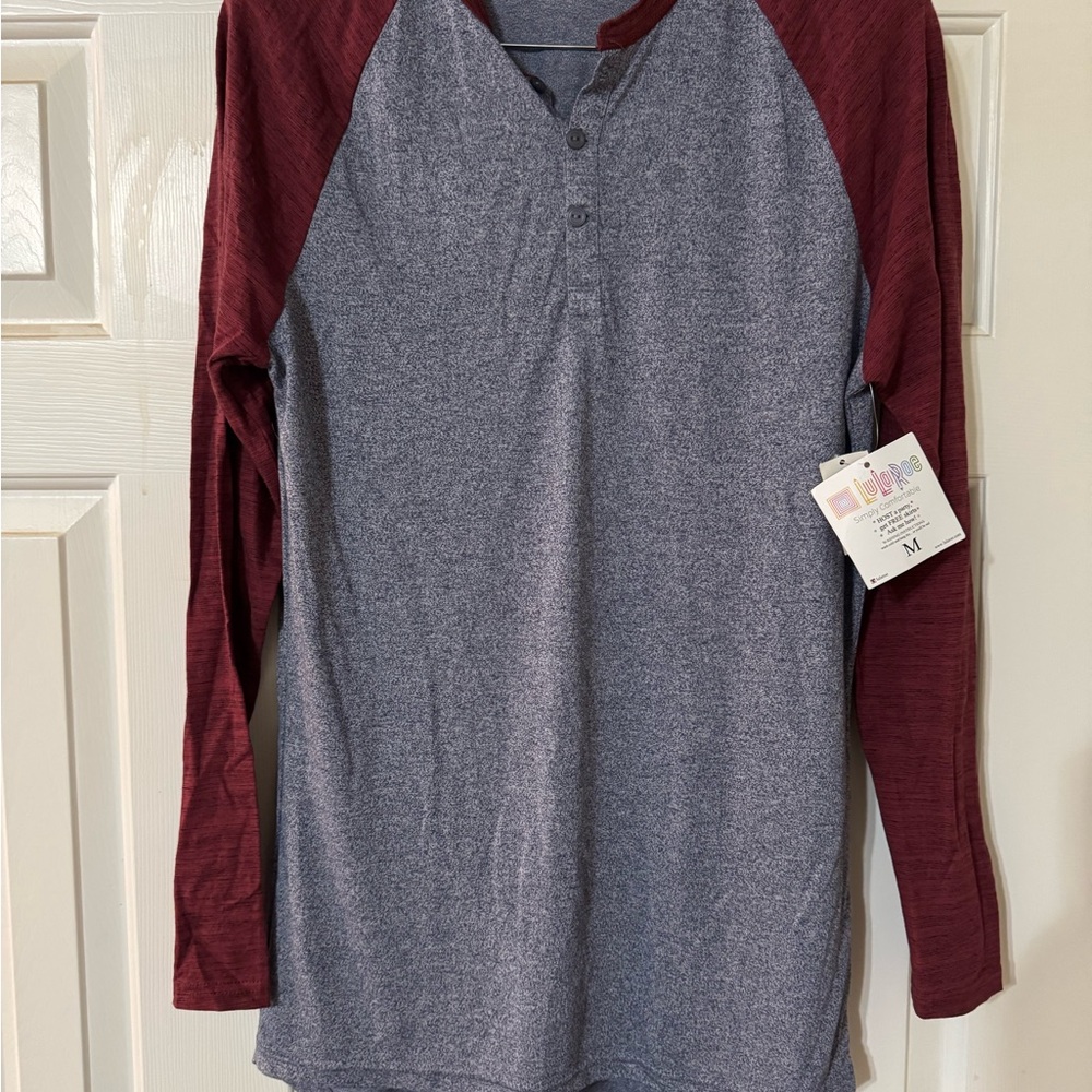 LuLaRoe Unisex Mark long sleeve NWT